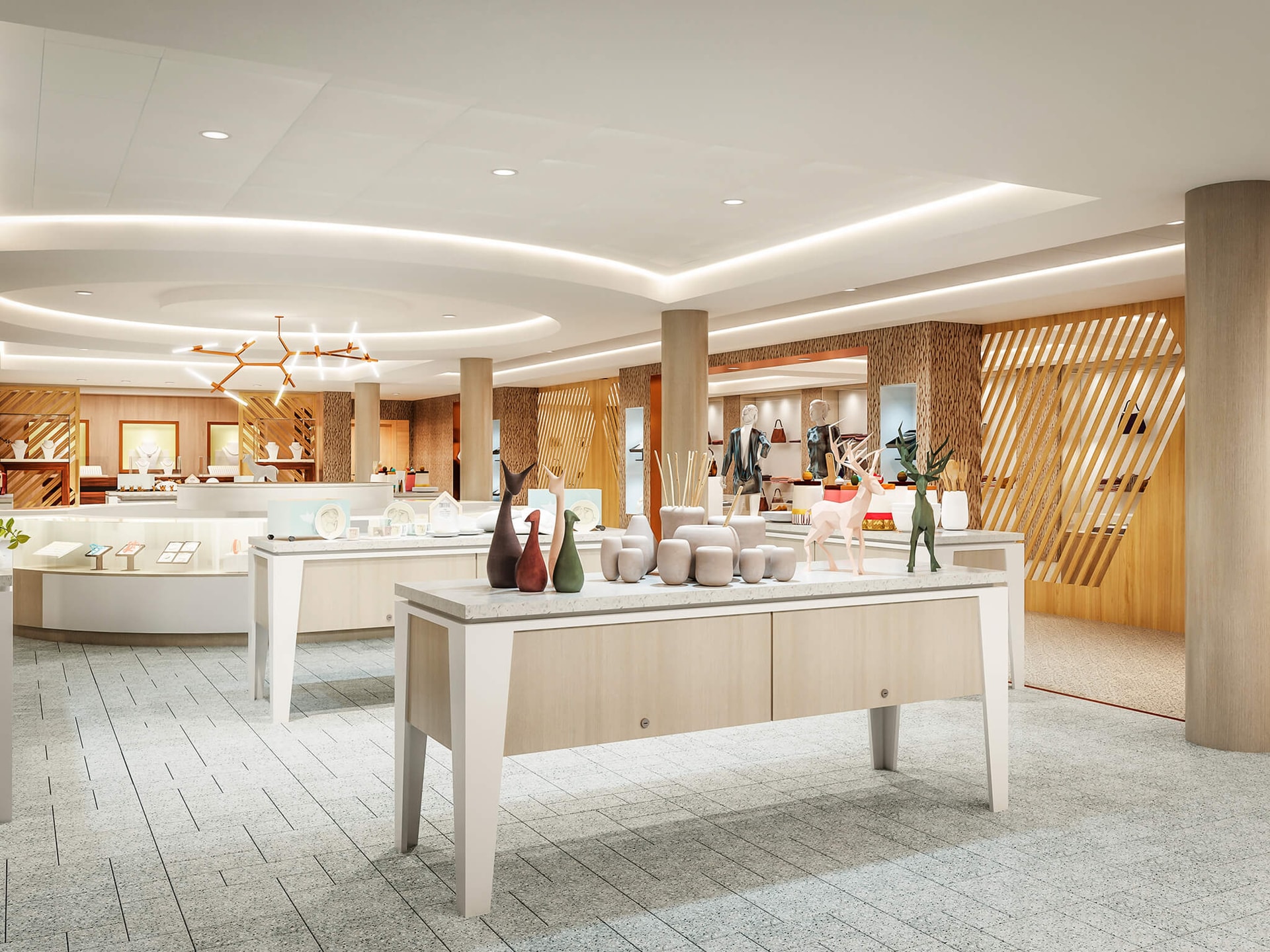 Un oasis de compras de lujo